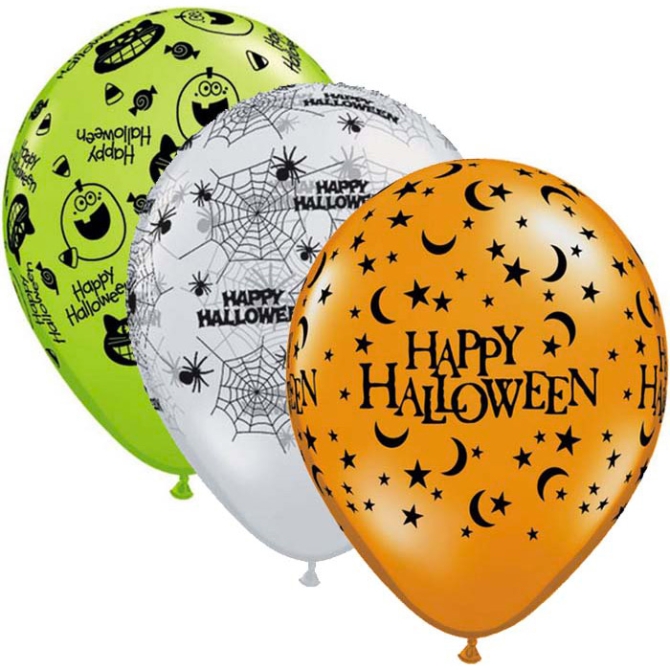 25 Ballons Halloween Trio 