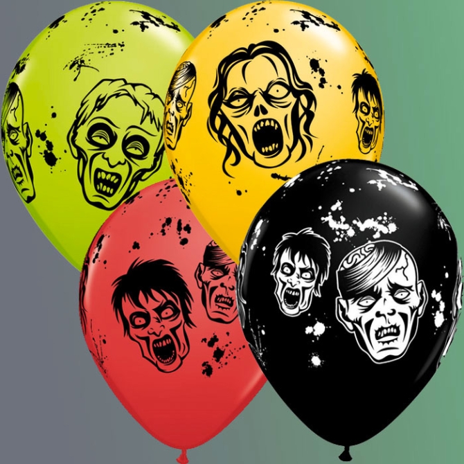 25 Ballons Zombie 