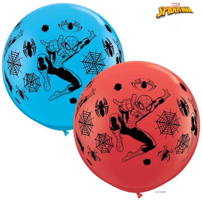 2 Ballons Gant Spiderman (86 cm) 