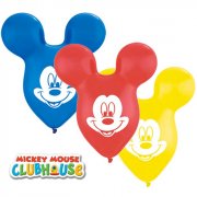 25 Ballons Oreilles de Mickey Multicolores (38 cm)