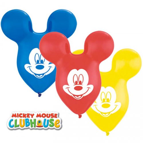 25 Ballons Oreilles de Mickey Multicolores (38 cm) 