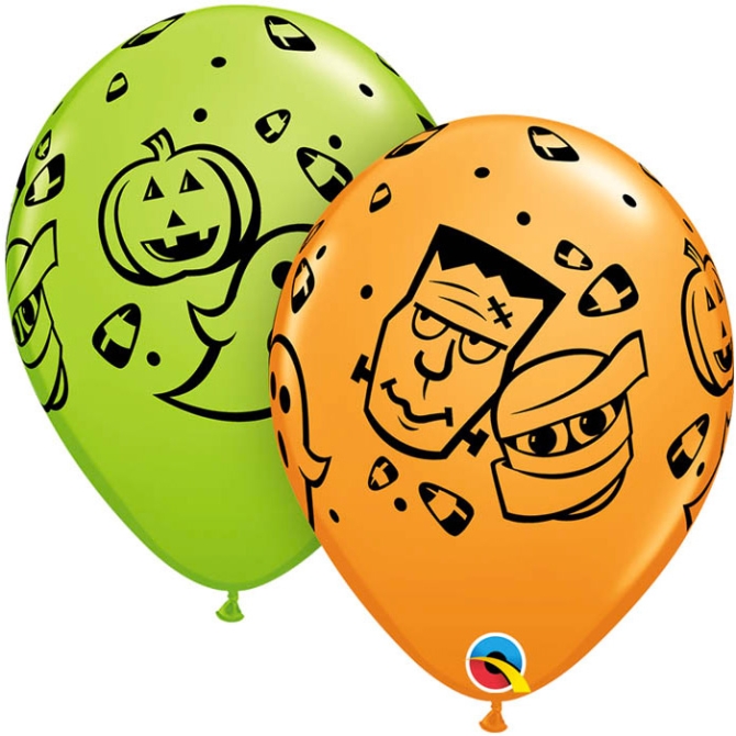 25 Ballons Halloween Monsters 