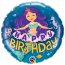 Ballon  Plat Sirne Happy Birthday