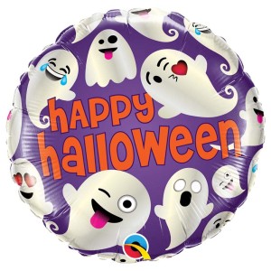 Ballon  Plat Happy Halloween Fantmoji