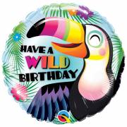 Ballon Gonflé à l'Hélium Toucan Wild Birthday