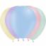 10 Ballons Assortis Pastel 30 cm