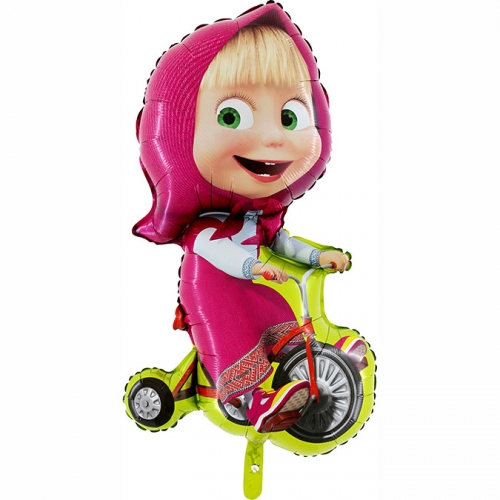 Ballon Geant Masha A Velo 99 Cm Pour L Anniversaire De Votre Enfant Annikids