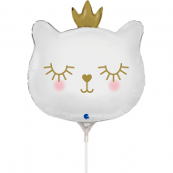 Ballon sur Tige Cat Princess ( 35 cm)