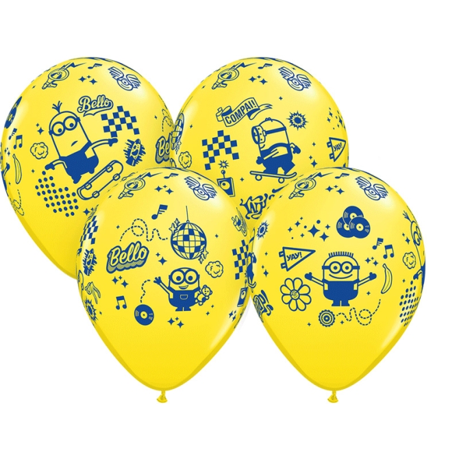 6 Ballons Minions Rise of Gru 