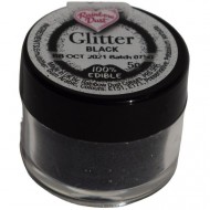 Poudre Paillettes comestibles Noir (5 g)
