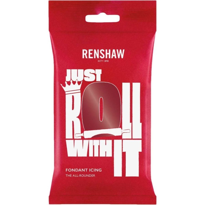 Pâte à sucre Rouge Ruby 250g Renshaw 
