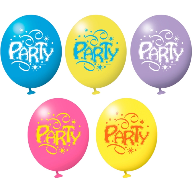 6 Ballons Party 