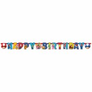 Guirlande Happy Birthday Mario Party (1,90 m)