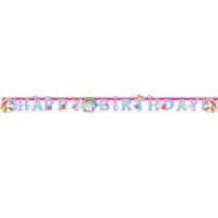 Contient : 1 x Guirlande Happy Birthday Licorne Rainbow