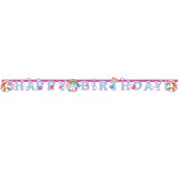 Contient : 1 x Guirlande Happy Birthday Licorne Rainbow