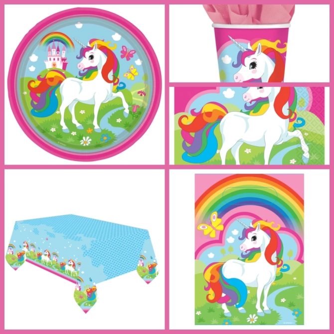Grande Bo�te � f�te Licorne Rainbow 
