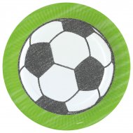 8 Assiettes Football Match