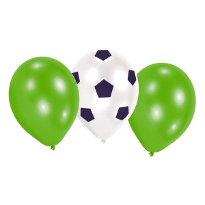 6 Ballons Football Match