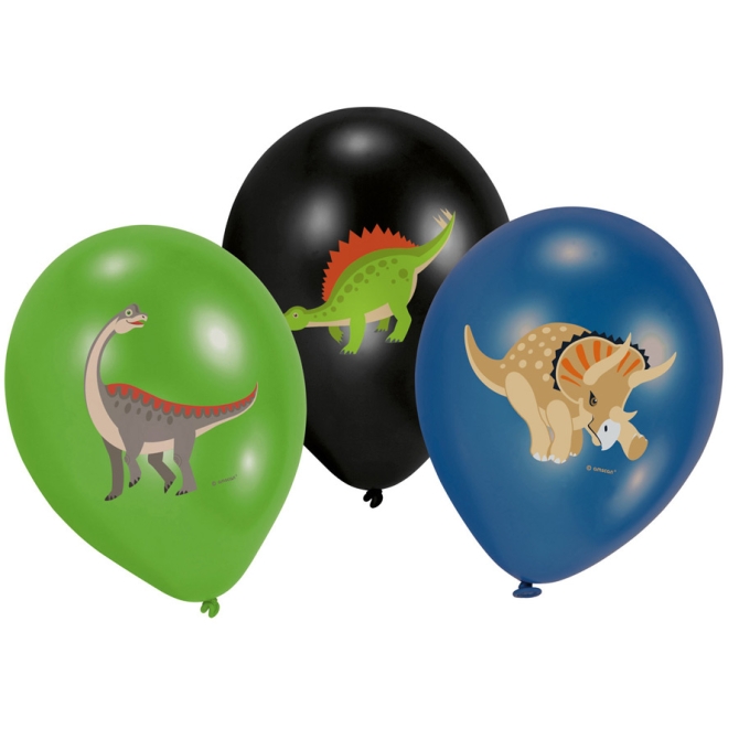 6 Ballons Happy Dino 