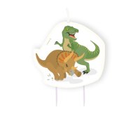 Contient : 1 x 1 Maxi Bougie Happy Dino (8,5 cm)