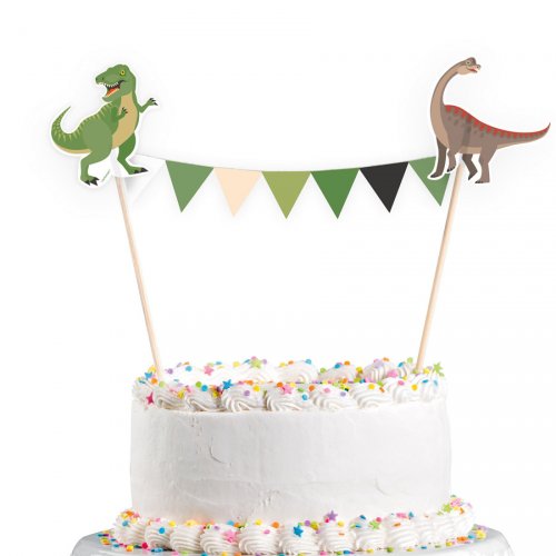 1 Banderole Deco De Gateau Happy Dino Pour L Anniversaire De Votre Enfant Annikids