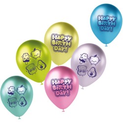 6 Ballons Kawaii Party. n°1