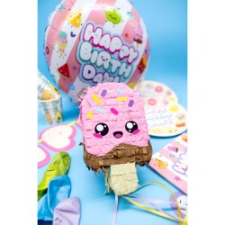 2 Mini-Pull Pinatas Donut & Glace – Kawaii Party. n°4