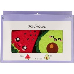 2 Mini-Pull Pinatas Avocat & Pastèque – Kawaii Party. n°3