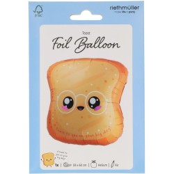 Ballon Aluminium H�lium Toast Kawaii Party � 60 cm. n�1