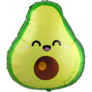 Ballon Aluminium H�lium Avocat Kawaii Party � 60 cm