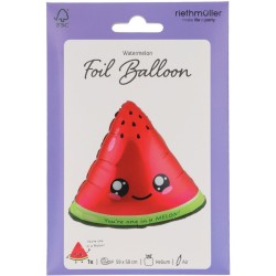 Ballon Aluminium Hélium Pastèque Kawaii Party – 60 cm. n°1