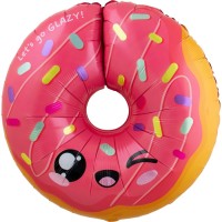 Ballon Aluminium H�lium Donut Kawaii Party � �59 cm