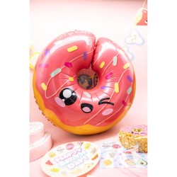 Ballon Aluminium H�lium Donut Kawaii Party � �59 cm. n�1