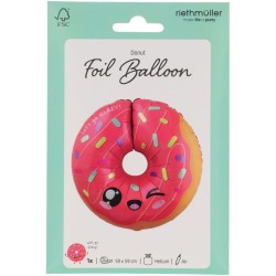 Ballon Aluminium H�lium Donut Kawaii Party � �59 cm. n�3