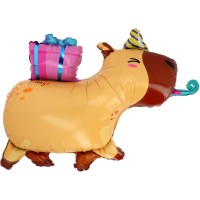 Ballon Aluminium H�lium Capybara Kawaii Party � 69 cm