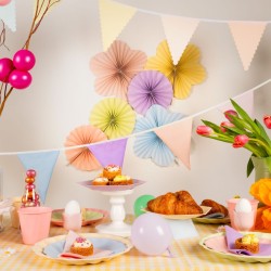 Set de 6 Eventails - Dreamy Pastel. n°1