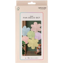 Set de 6 Eventails - Dreamy Pastel. n°2