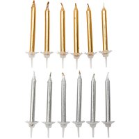 Kit 24 Bougie - Harmonie Or/Argent
