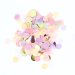 Confettis Mix - Pastel Rose/Lila. n°1