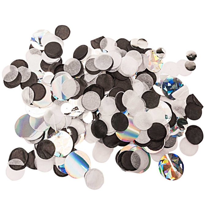 Canon Popper  Confettis - Noir et Blanc 