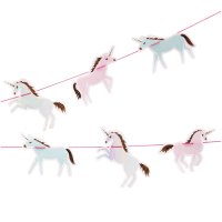 Guirlande Mini Licornes Pastels/Iris�s (2 m)