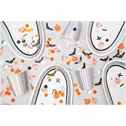 12 Assiettes Fantme - Halloween. n1