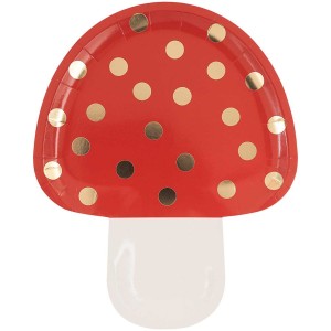 12 Assiettes Champignon