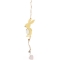 1 Lapin Cloche à Suspendre (38,5 cm) - Bois Jaune images:#0