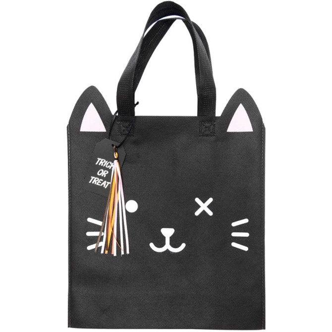 Sac Cadeau Polypropylne (30cm) - Chat Noir 