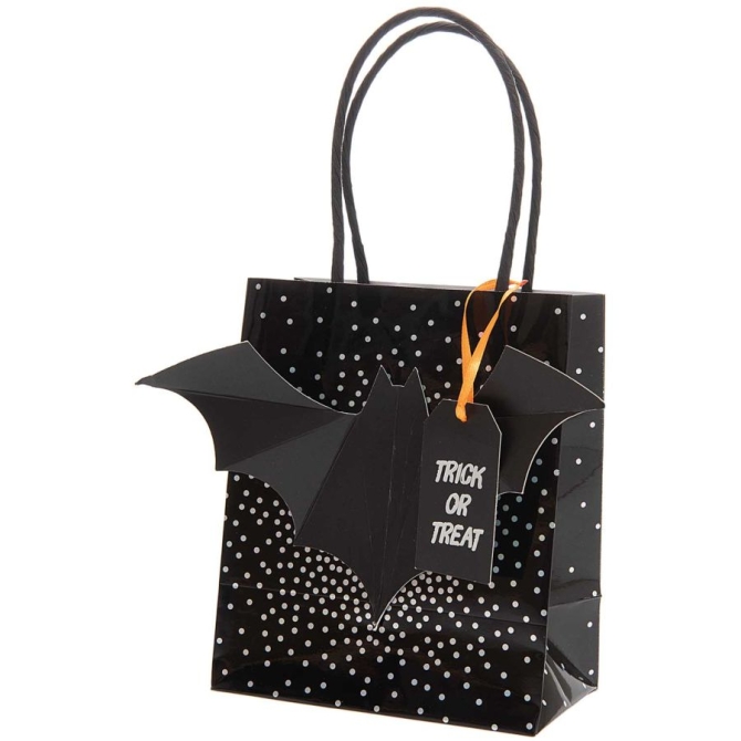 Mini Sac Cadeau en Papier (15cm) - Chauve-Souris 