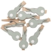 8 Pinces Petits Lapins - Vert Menthe. n1