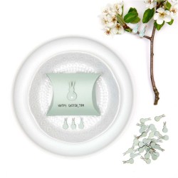 8 Pinces Petits Lapins - Vert Menthe. n°1