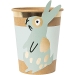 8 Dcorations pour Gobelets Lapin - Vert Menthe. n1