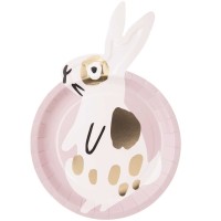 8 Assiettes Lapin Magie pour l'anniversaire de votre enfant - Annikids